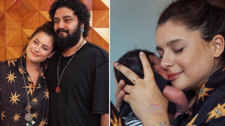 Atiye dördüncü kez anne oldu: Imany bebekle aile büyüdü