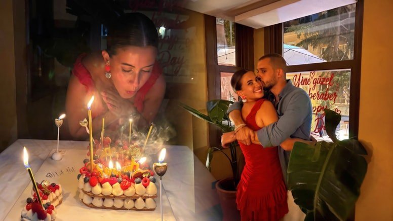 Buse Terim 36. yaşını Batu Son ve yakın dostlarıyla kutladı