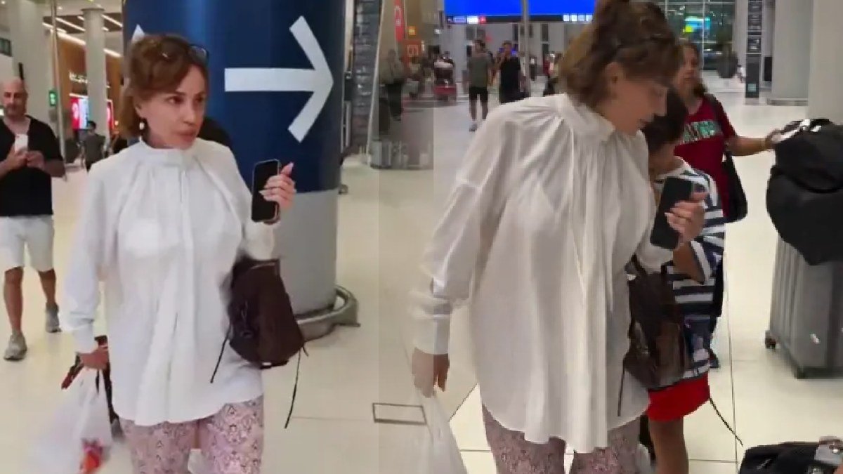 Gülşen Ordu dönüşü havalimanında görüntülendi: Sade tarzı dikkat çekti