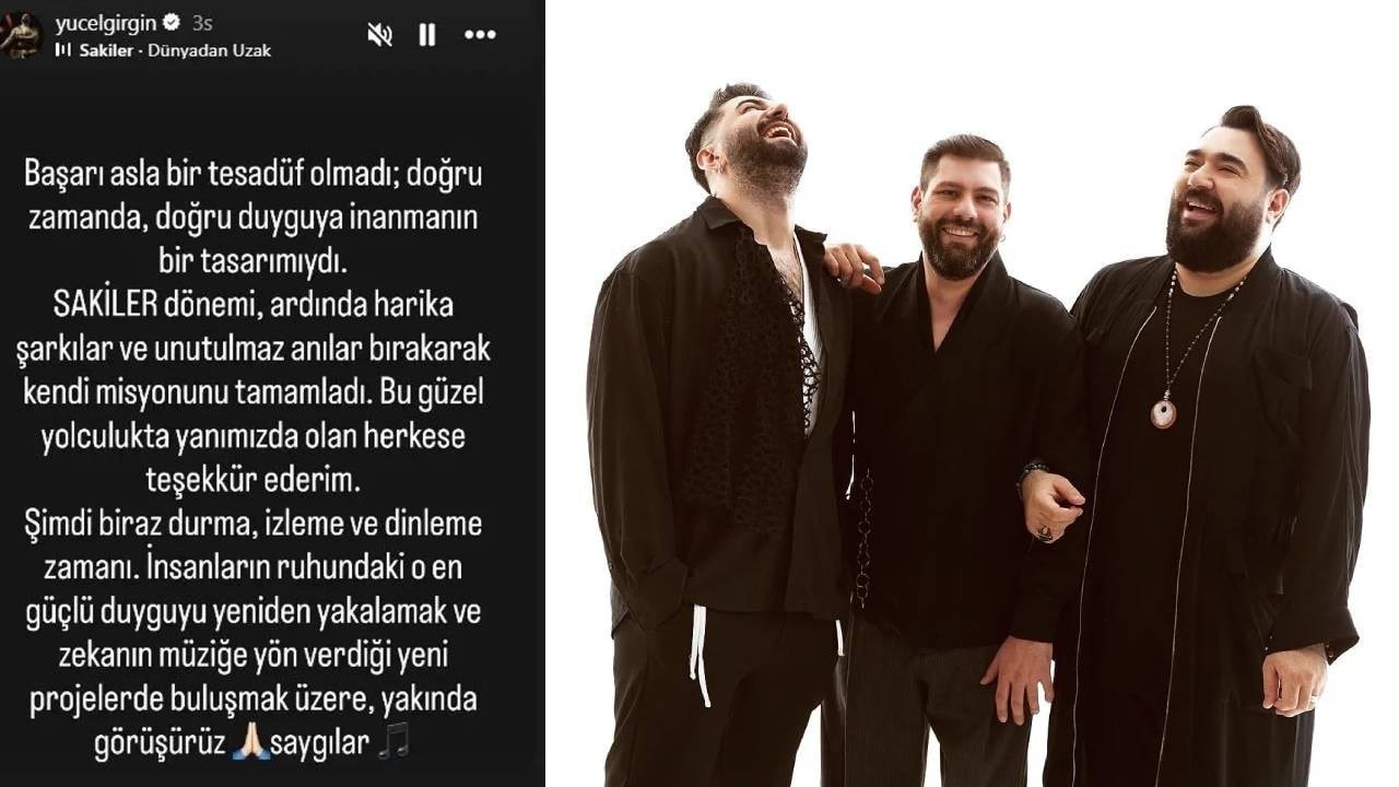 Sakiler grubu dağıldı: Yücel Girgin ayrılığı sosyal medyadan duyurdu