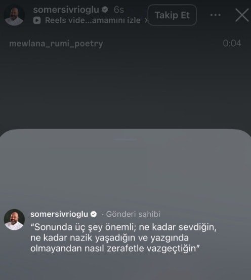 Somer Sivrioğlu’ndan Didem Belen’in iddiaları sonrası dikkat çeken paylaşım