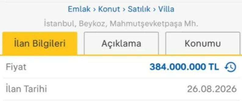 Tombalacı Mehmet’in malikanesi satışta: Beykoz’daki villa için 384 milyon TL istendi