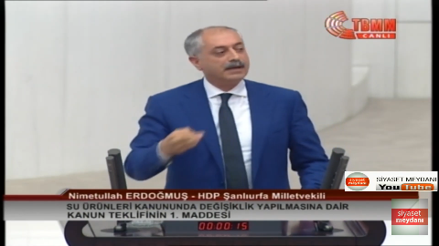 HDP ŞANLIURFA MİLLETVEKİLİ NİMETULLAH ERDOĞMUŞ-SU ÜRÜNLERİ KANUNUNDA DEĞİŞİKLİK TEKLİFİ 1. BÖLÜM-31 EKİM 2019