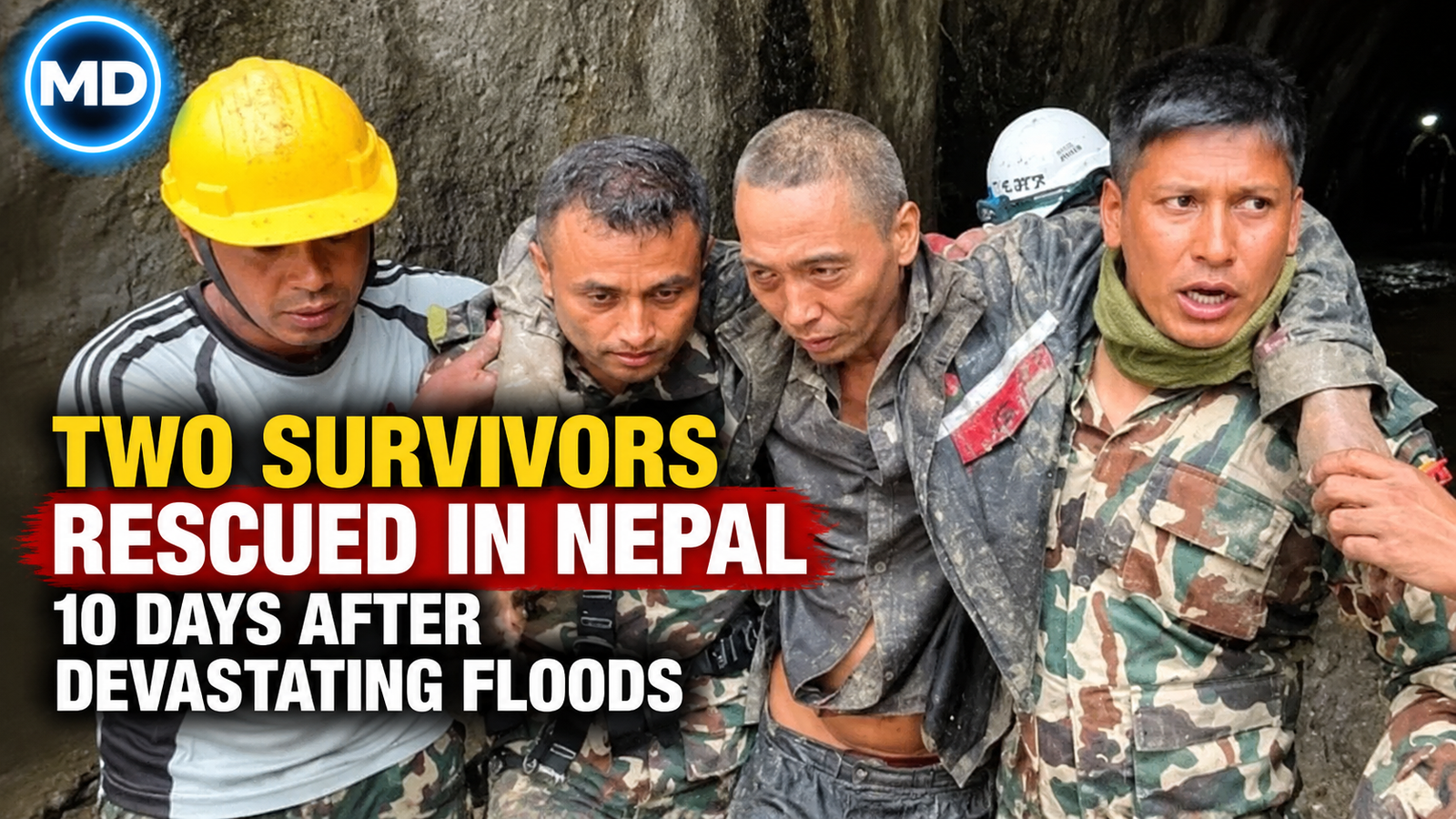 Two Survivors Rescued in Nepal 10 Days After Devastating Floods