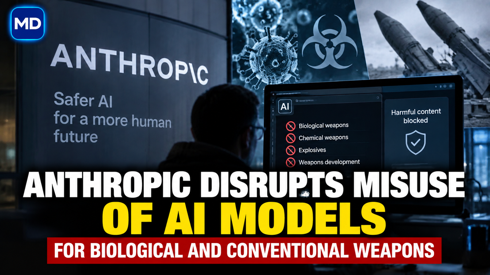 Anthropic Disrupts Misuse of AI Models for Biological and Conventional Weapons