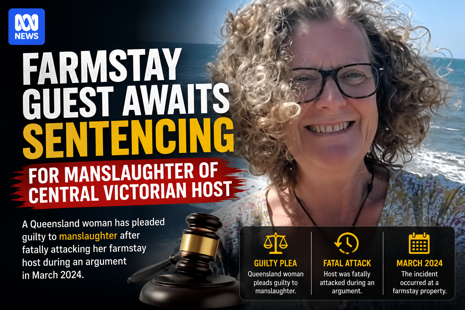 Farmstay Guest Awaits Sentencing for Manslaughter of Central Victorian Host