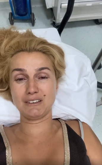 Manavgat'ta çiftliği yanan Tuğba Özay felç geçirdi! Eski manken hastaneye kaldırıldı