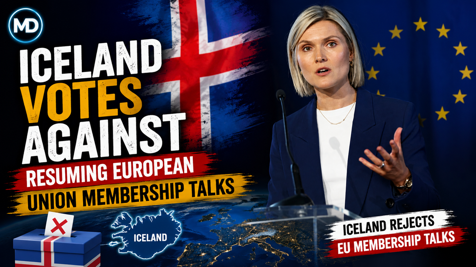 Iceland Votes Against Resuming European Union Membership Talks