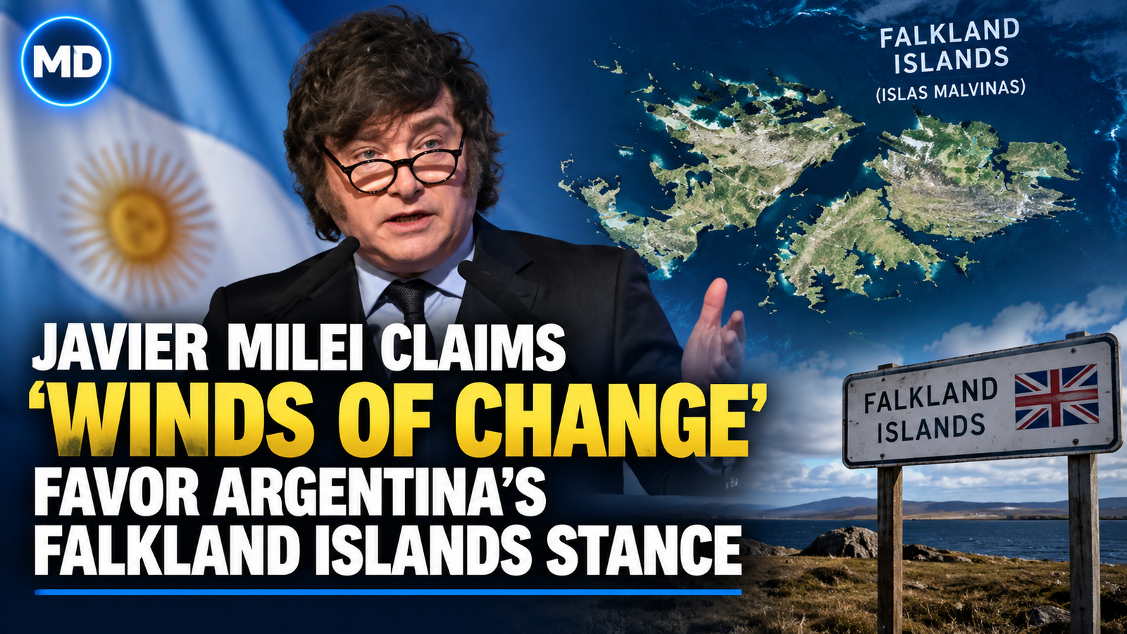 Javier Milei Claims 'Winds of Change' Favor Argentina's Falkland Islands Stance