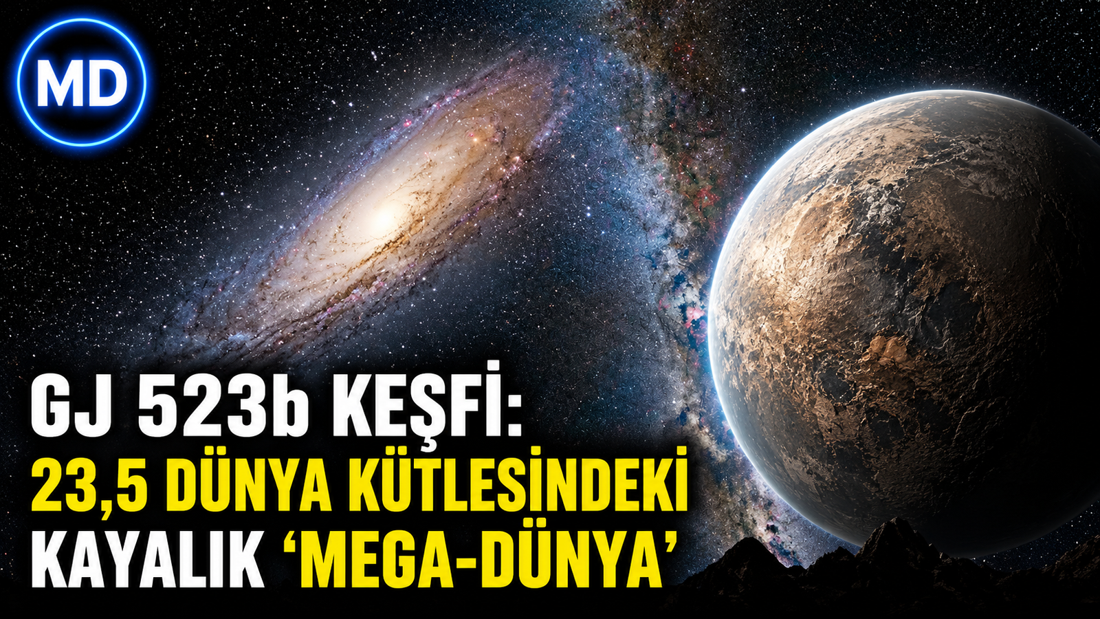 GJ 523b keşfi: 23,5 Dünya kütlesindeki kayalık ‘mega-Dünya’