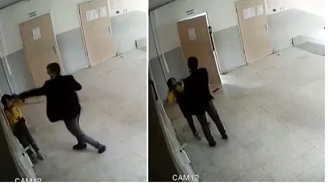 Sınıftan Çıkardığı Öğrencisini Tekme ve Yumruklarla Dövdü