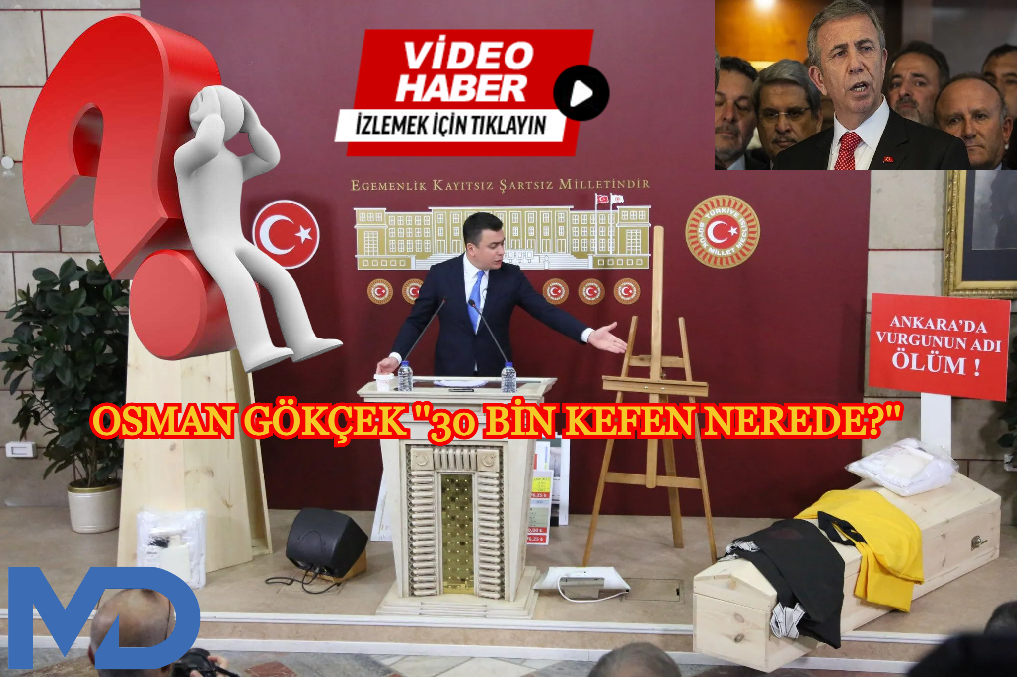 AK Partili Osman Gökçek’ten çarpıcı iddia: Tabutla Meclis’e geldi!