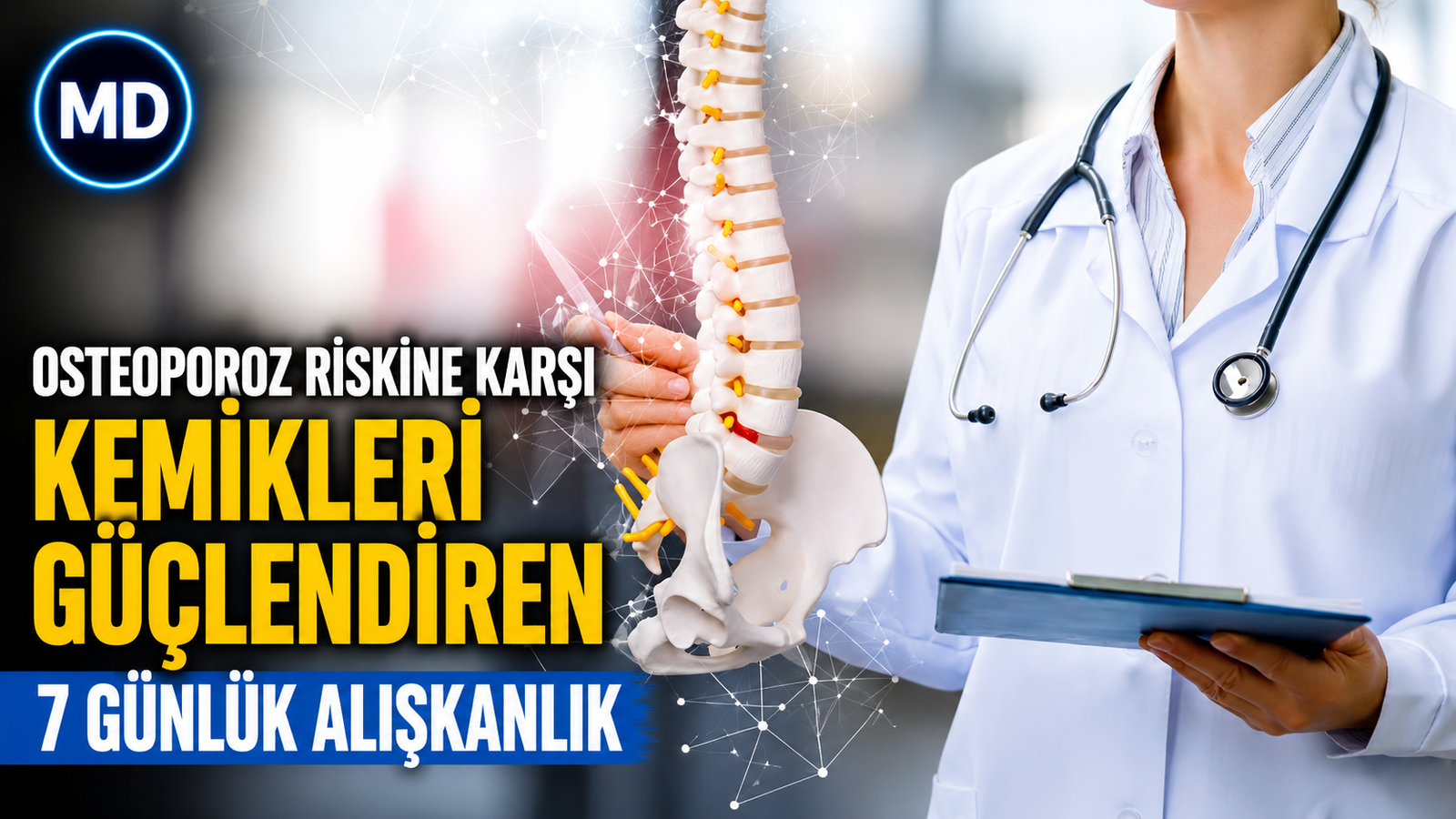 Osteoporoz riskine karşı kemikleri güçlendiren 7 günlük alışkanlık