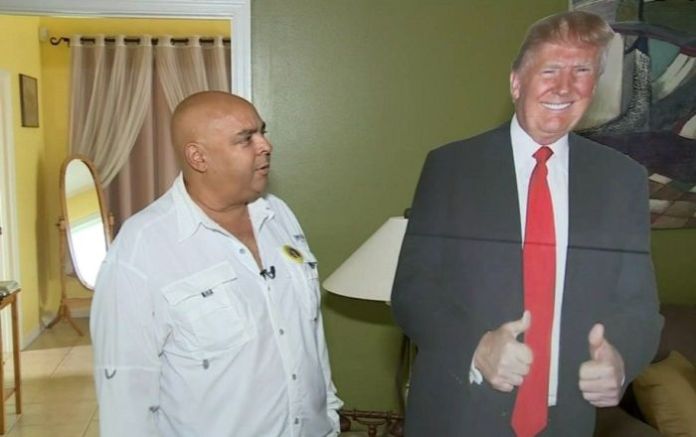 ‘Duygusal destek veriyor’ diye Trump maketiyle diyalize giren hastaya yasak: Mitingde değiliz