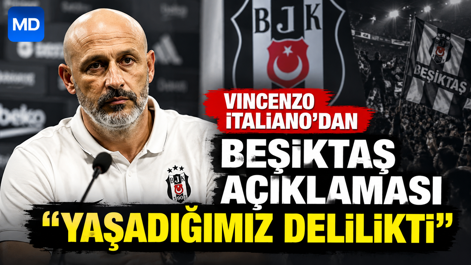 Vincenzo Italiano’dan Beşiktaş açıklaması: “Yaşadığımız delilikti”