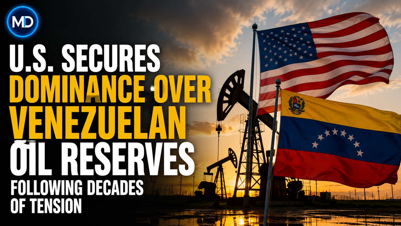 US Secures Dominance Over Venezuelan Oil Reserves Following Decades of Tension