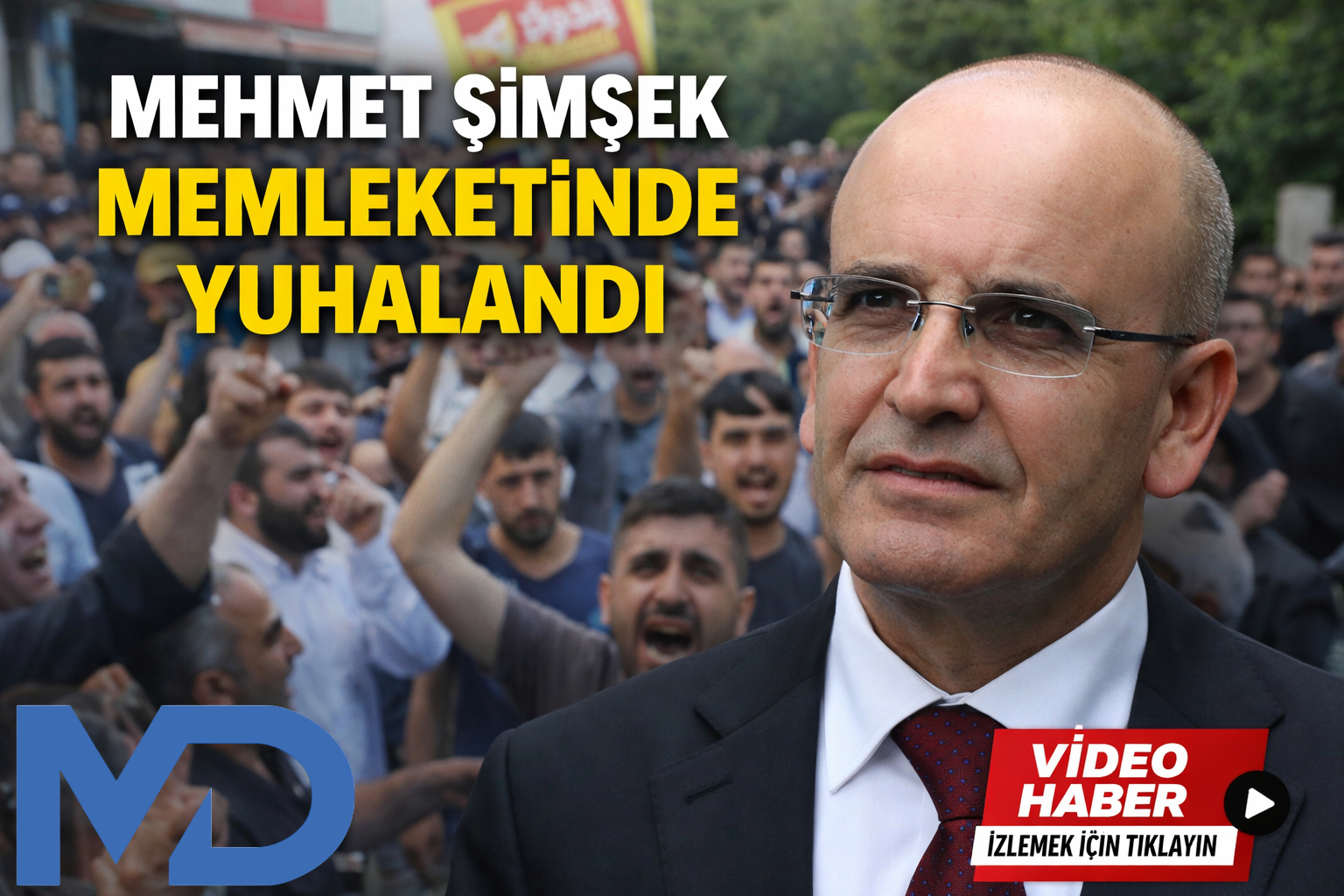 Mehmet Şimşek Memleketinde Yuhalandı