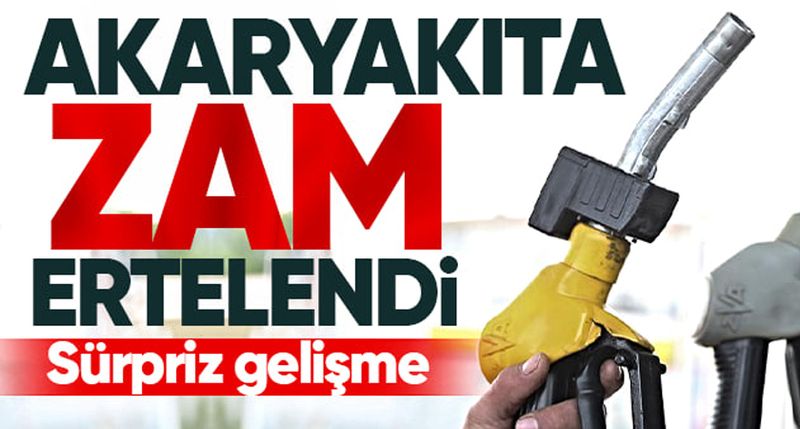 21 Haziran 2024 tarihinde akaryakıta gelmesi planlanan zamlar ertelendi.
