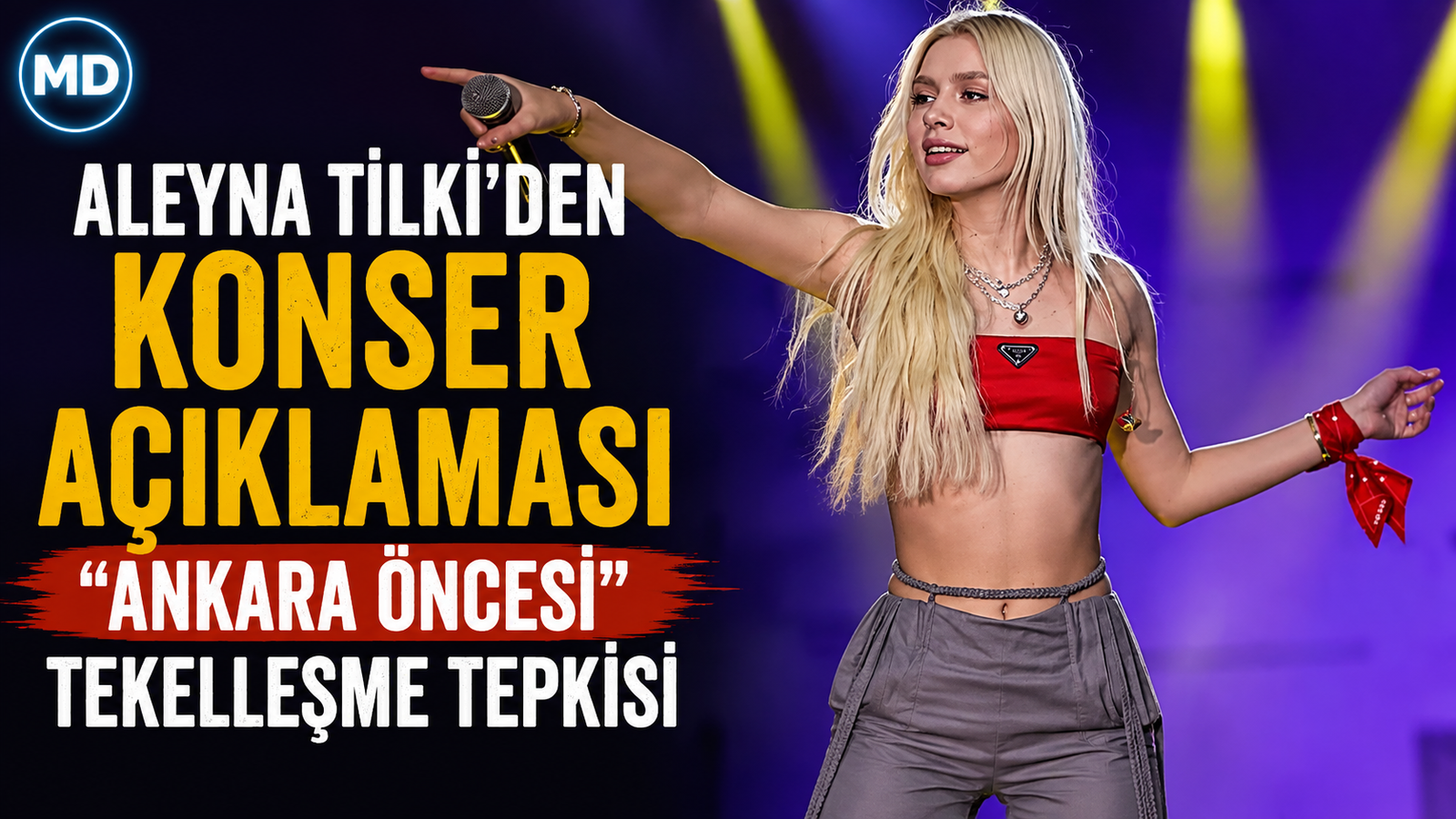 Aleyna Tilki’den konser açıklaması: Ankara öncesi tekelleşme tepkisi