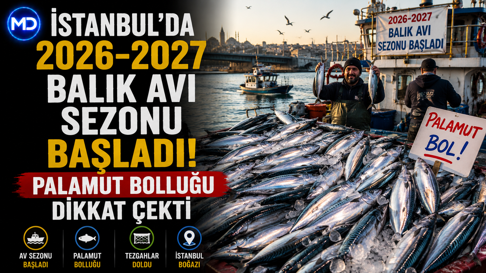 İstanbul’da 2026-2027 balık avı sezonu başladı: Palamut bolluğu dikkat çekti