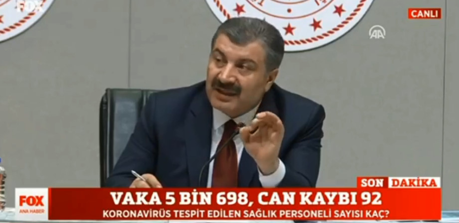 SON DAKİKA!!! Türkiye'de Koronavirüs'ten hayatını kaybedenlerin sayısı 92'ye yükseldi