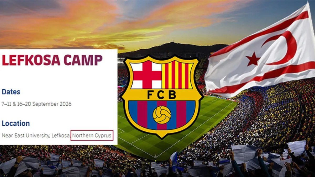Barcelona, KKTC’deki futbol kampı için ELAM’ın iptal çağrısına rağmen geri adım atmadı