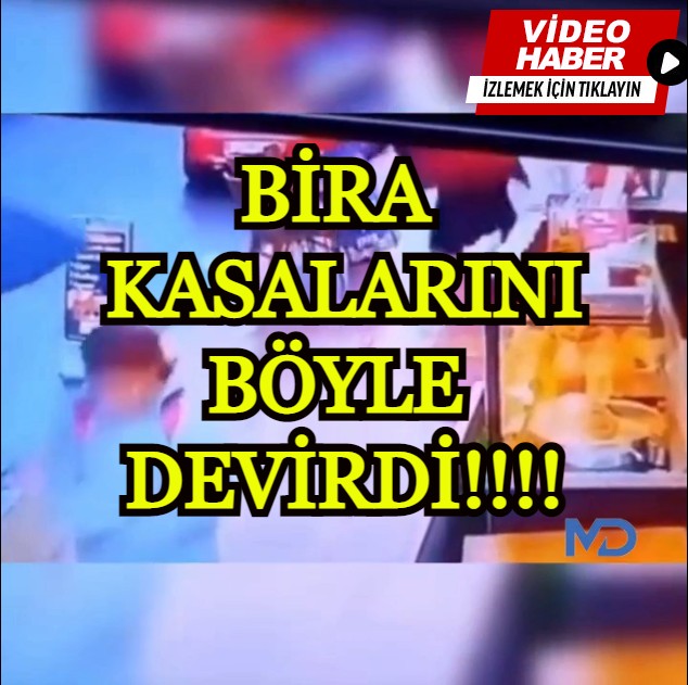 Yolda yürüyen bir kadın tekel bayinin bira kasalarını devirdi