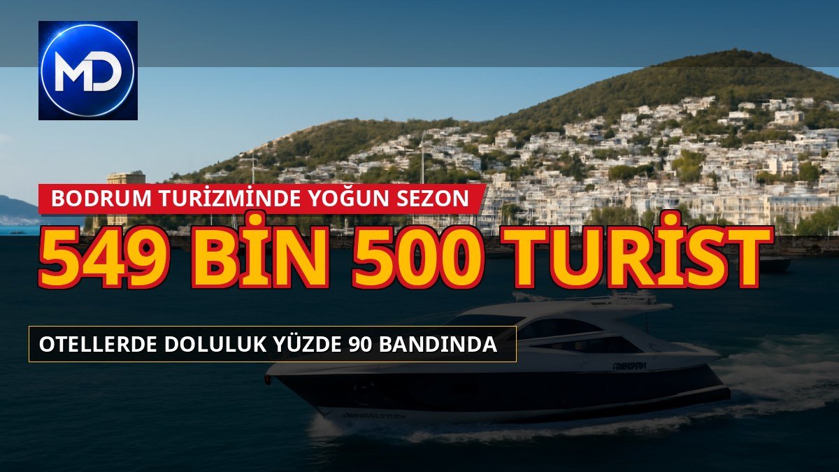 Bodrum’a 7 ayda 549 bin 500 yabancı turist geldi