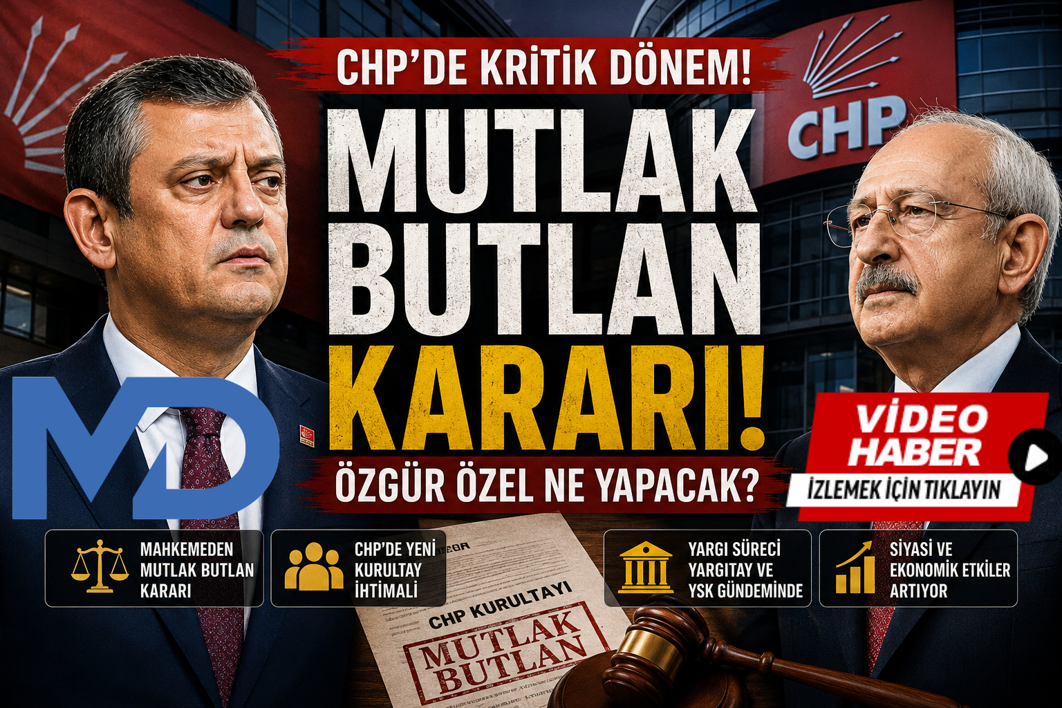 Mutlak Butlan Kararı Sonrası CHP Karıştı: Özgür Özel Ne Yapacak?