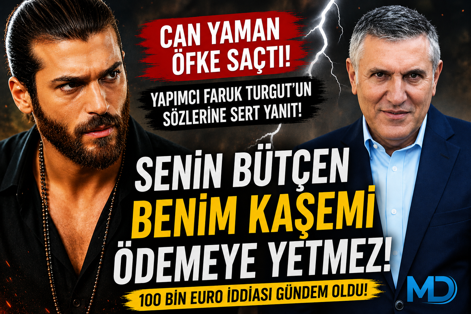 Can Yaman'dan Faruk Turgut'a Sert Yanıt! Yıllar Sonra Alevlenen Gerilim Gündem Oldu