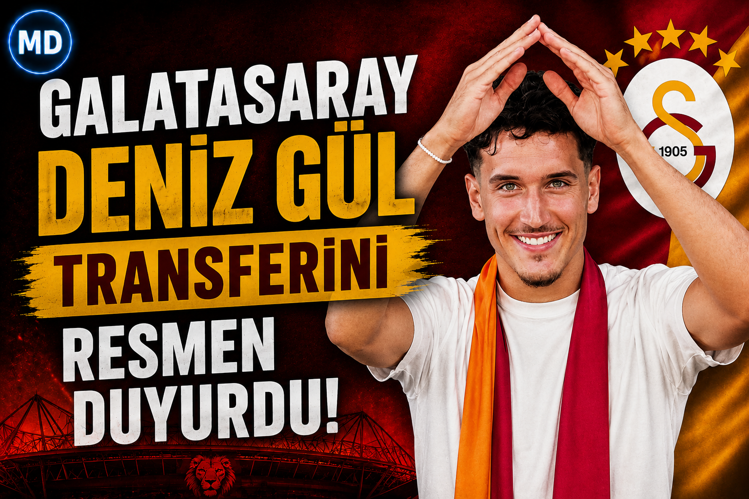 Galatasaray Deniz Gül transferini resmen duyurdu: 5 yıllık sözleşme