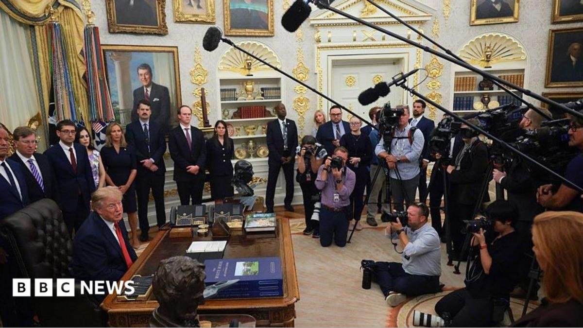Donald Trump Announces White House Ban on CNN, MS NOW and Politico