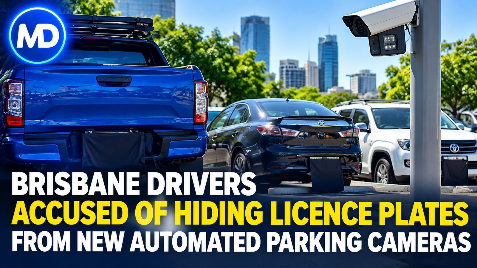 Brisbane Drivers Cover Licence Plates to Evade New Automated Parking Cameras
