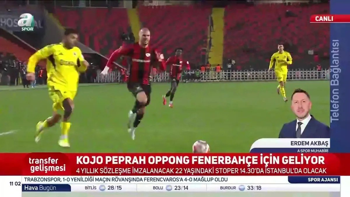 Fenerbahçe'nin Nice ile anlaştığı Kojo Peprah Oppong İstanbul'a geliyor