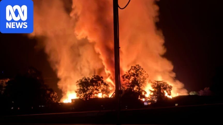 Fire Destroys Historic Abandoned Hospital Building in Southern Tasmania