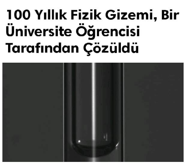100 Yıllık Fizik Gizemi, Bir Üniversite Öğrencisi Tarafından Çözüldü