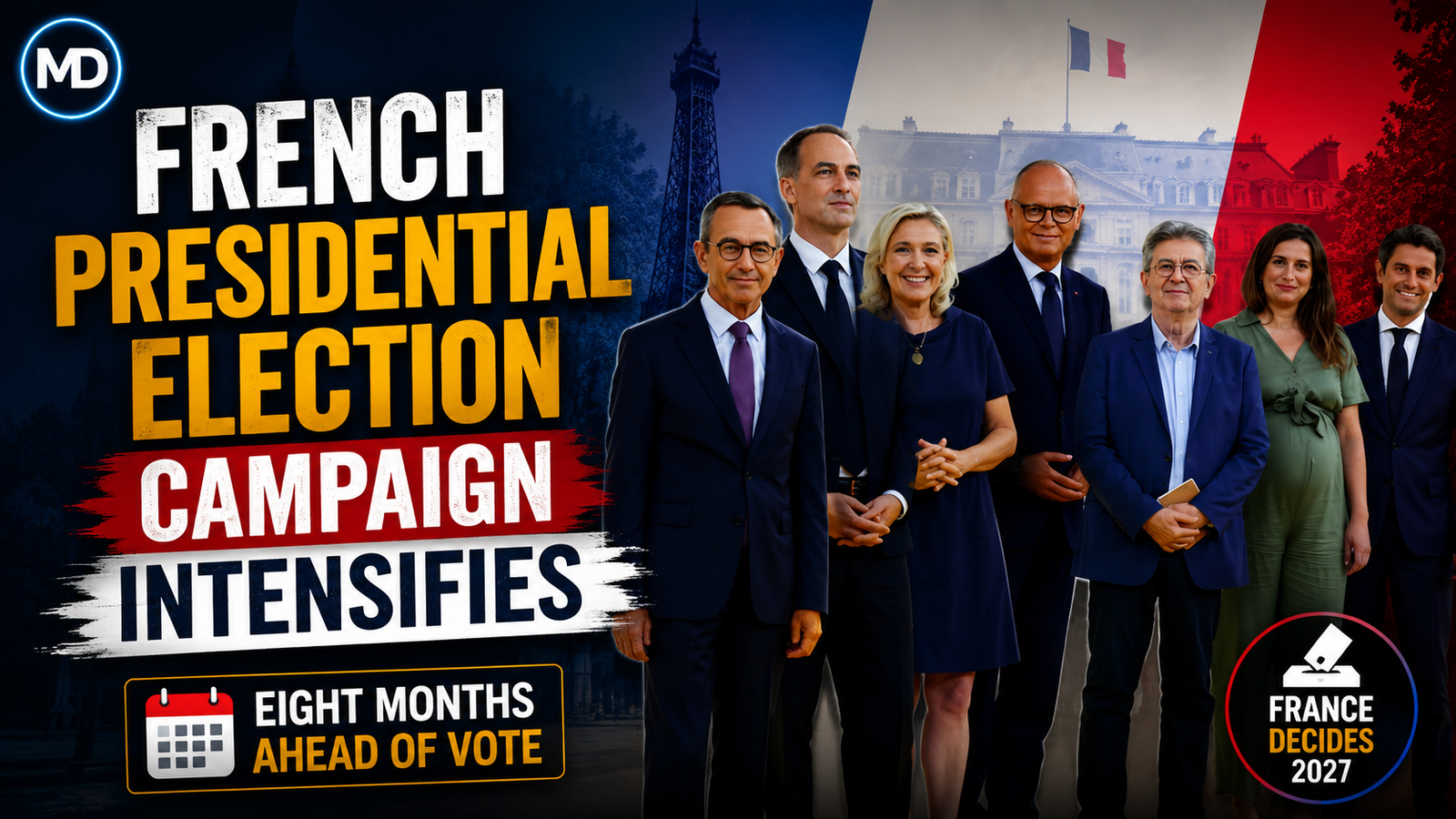 French Presidential Election Campaign Intensifies Eight Months Ahead of Vote