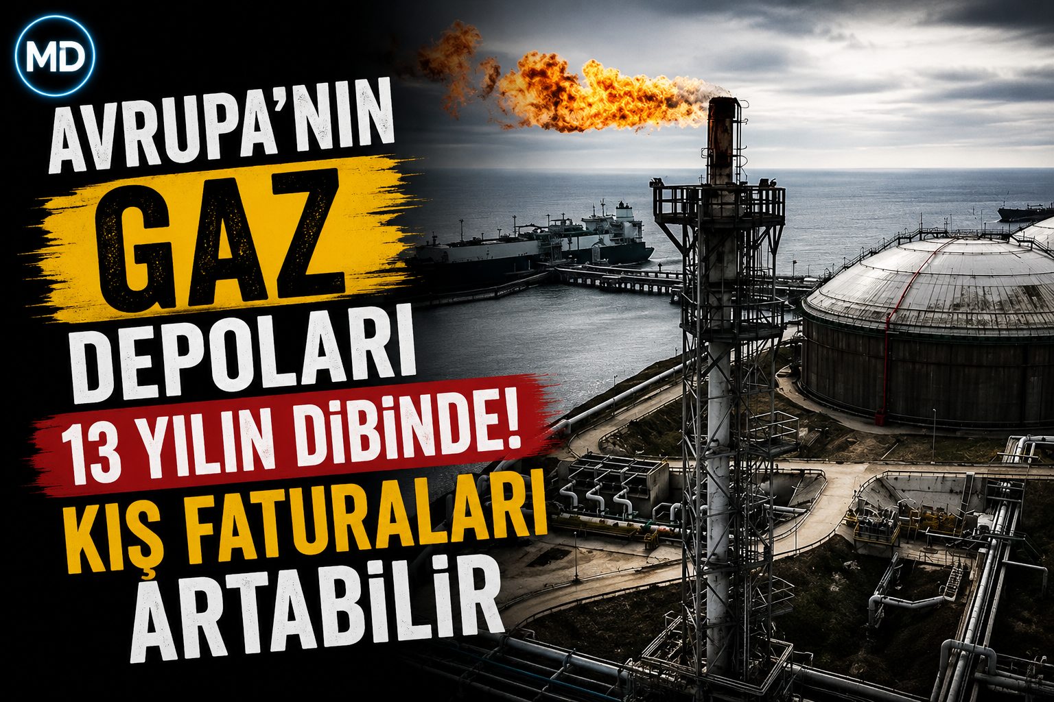 Avrupa’nın gaz depoları 13 yılın dibinde: Kış faturaları artabilir