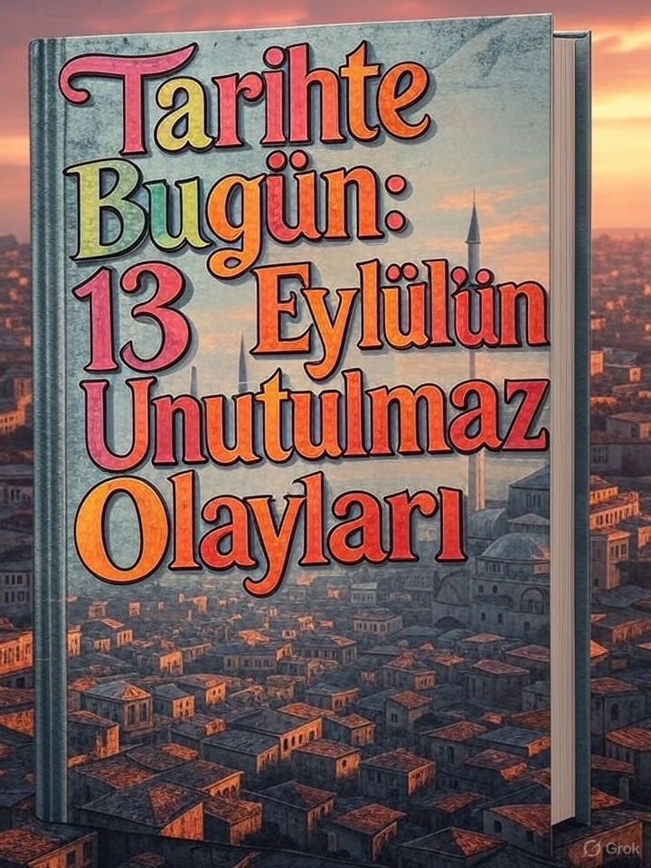 Tarihte Bugün: 13 Eylül'ün Unutulmaz Olayları