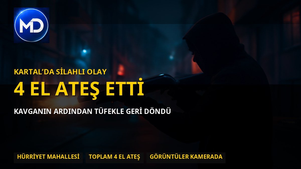Kartal’da kavganın ardından tüfekle sokağa çıktı: 4 el ateş etti