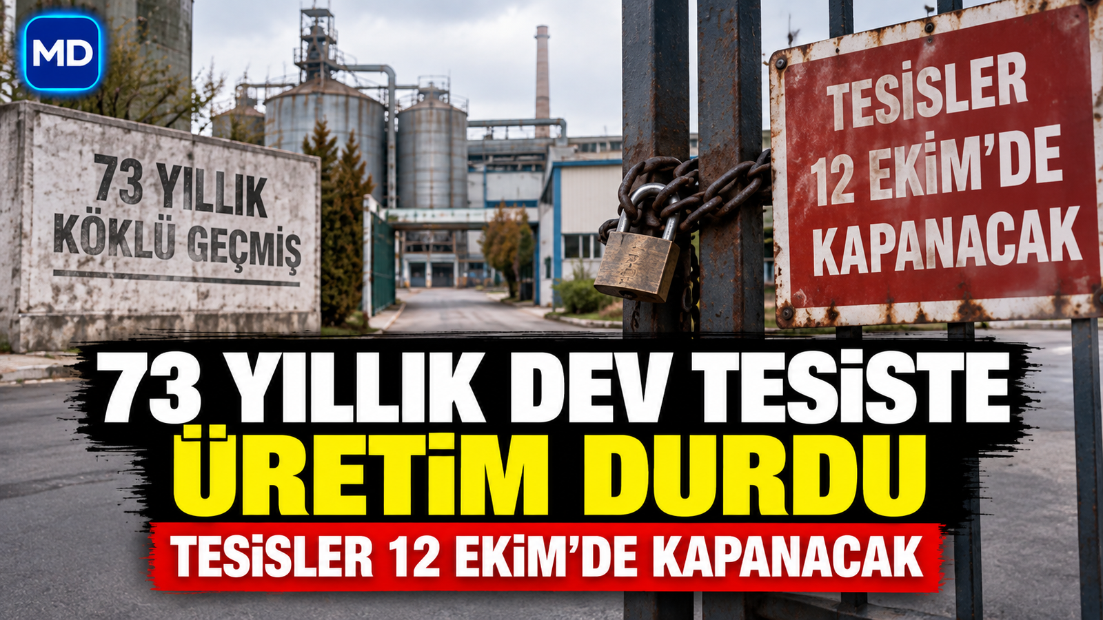 73 yıllık Orta Anadolu’da üretim durdu: Tesisler 12 Ekim’de kapanacak
