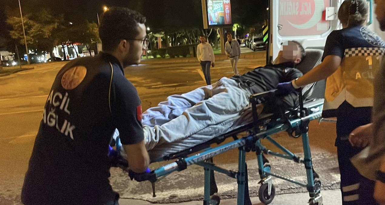 Kayseri'de silahla yaralanan kişi tramvayda fark edildi