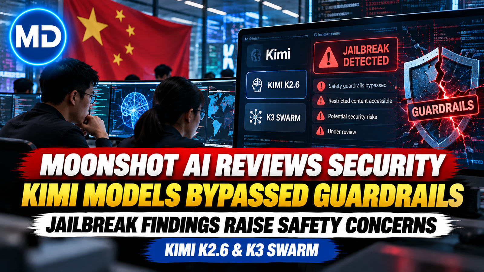Chinese AI Developer Moonshot Reviews Security After Models Bypass Guardrails