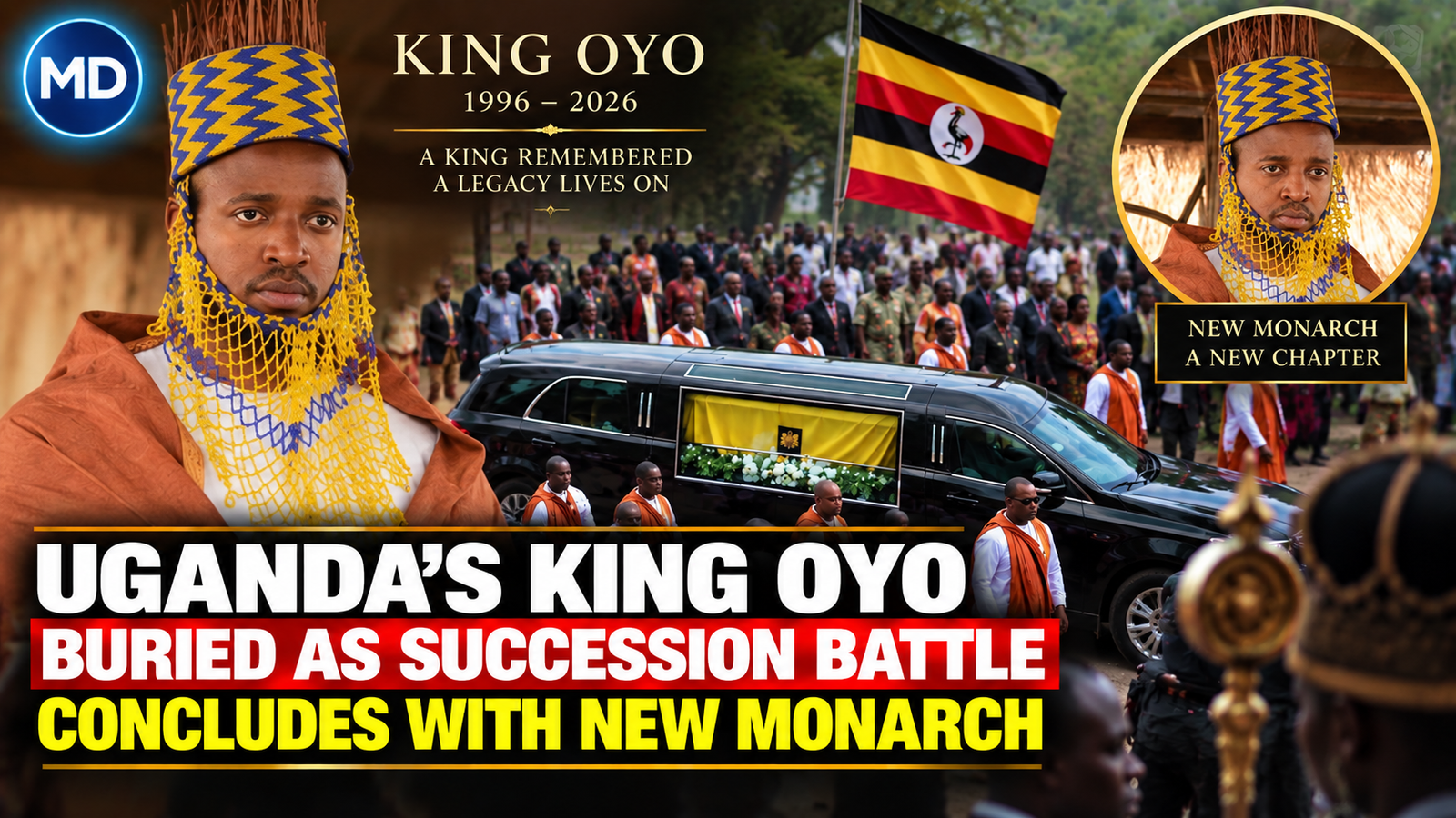 Uganda's King Oyo Buried as Succession Battle Concludes with New Monarch