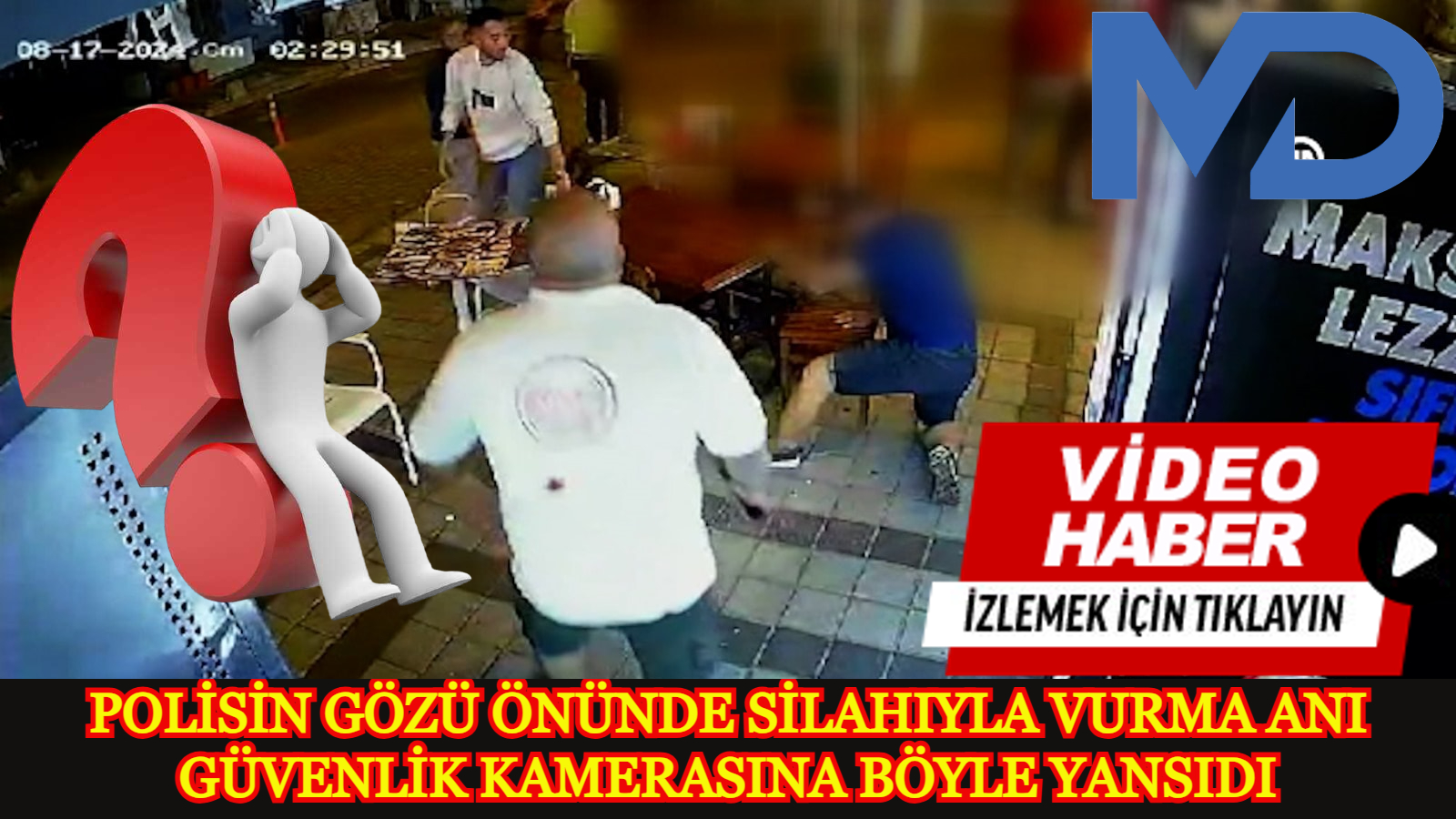 Taksici Berk D., Tartıştığı kokoreççi Volkan Uluer'i polisin gözü önünde vurdu