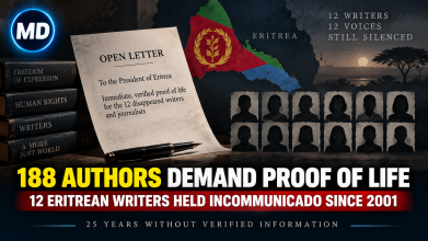 Prominent Authors Demand Proof of Life for 12 Disappeared Eritrean Writers Held Since 2001