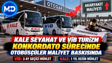 Kale Seyahat ve VİB Turizm için konkordato süreci: Otobüsçüler maliyet baskısında