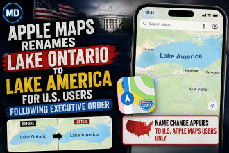 Apple Maps Renames Lake Ontario to Lake America for US Users Following Executive Order
