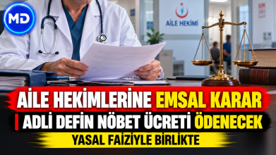 Aile hekimlerine adli defin nöbeti için emsal ücret kararı