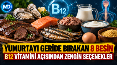 B12 vitamini açısından zengin 8 besin: Yumurtayı geride bırakan seçenekler